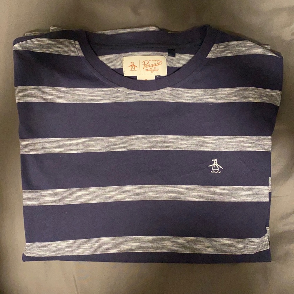 Navy Blue Short Sleeve Tee
